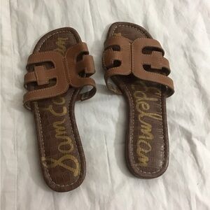 Sam Edelman Tan Double Strap Sandals